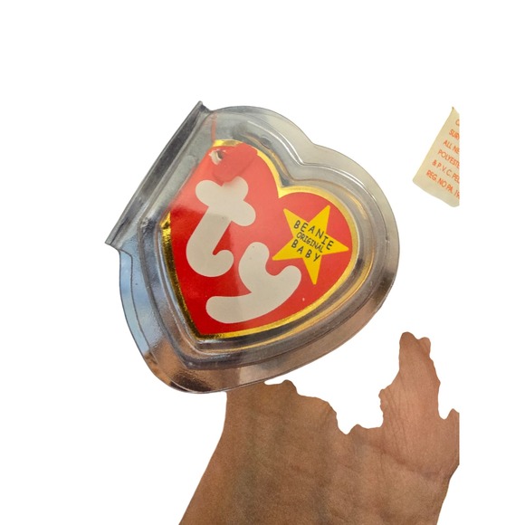 Ty Beanie Baby Crunch the Shark Blue Plush Stuffed Animal 1996 Vintage Toy - Picture 6 of 6